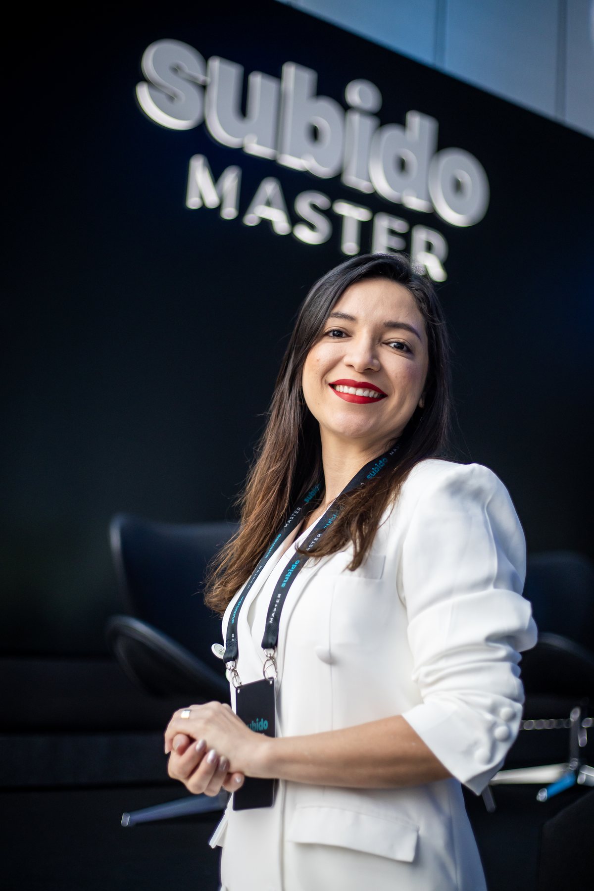 Polly Oliveira em evento de marketing digital